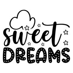 sweet-dreams-typography tshirt  design download by vectorfreek