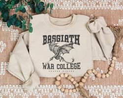 fourth wing college sweatshirt, purple rider dragon sweater, basgiath war college gift, violet sorrengail xaden riorson