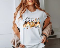 my bluey mom era unisex t-shirt, bluey cool mom club unisex t-shirt, bluey chilli heeler unisex t-shirt, bluey mum gift