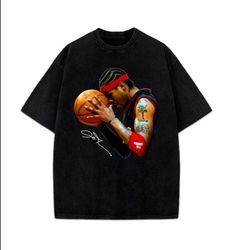 allen iverson unisex t-shirt, nba basketball unisex t-shirt, graphic unisex t-shirt, 90's basketball unisex t-shirt