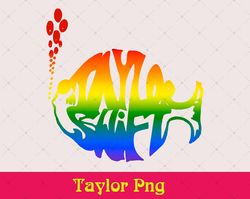 taylor swift & phish rainbow png, taylor swiftie merch png, vintage eras tour, swiftie merch, eras tour eras merch dupe