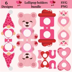 lollipop holders svg & png | sucker holder