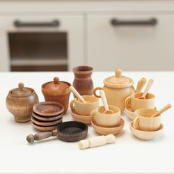 Wooden Tea Set For Kids