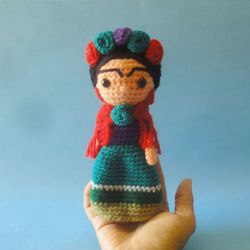 frida kahlo twins pattern crochet