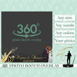 gold 360 booth overlay wedding 360 photobooth template wedding touchpix wedding video booth overlay 360 overlay spinner