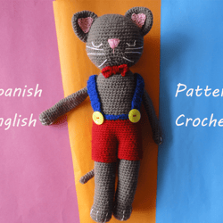 cat dormilon (gato dormilon) crochet pattern