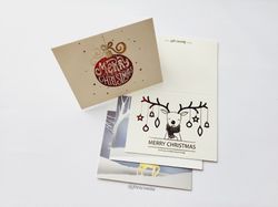 small christmas card, small card