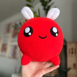 the binding of isaac baby plum handmade custom plush toy doll