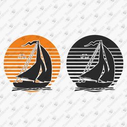 boat lover graphic svg cut file