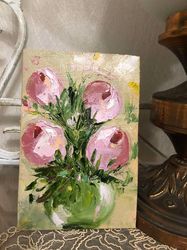 flowers oil painting minipainting floral art