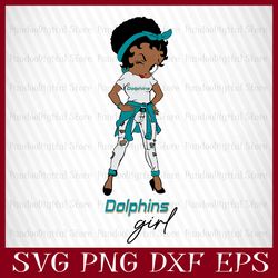 betty boop dolphins girl svg, betty boop dolphins girl nfl,  betty boop svg, betty boop nfl, betty boop svg files