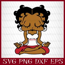 betty boop houston girl svg, betty boop houston girl nfl,  betty boop svg, betty boop nfl, betty boop svg files