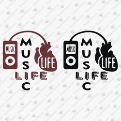 music life musician audiophile vinyl cutting file graphic design