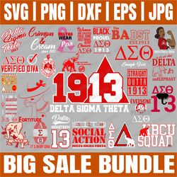 bundle 26 files delta sigma theta sorority, delta svg bundle, sorority svg, delta sigma theta svg, delta women svg