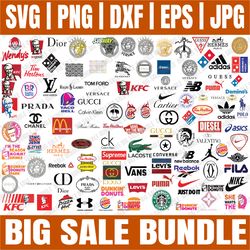 bundle 109 files logo brand svg, logo brand bundle svg, brand logo svg, logo brand drip svg files for cricut
