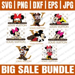 mickey louis vuitton bundle svg, louis vuitton  svg, louis vuitton logo svg, louis vuitton bundle svg