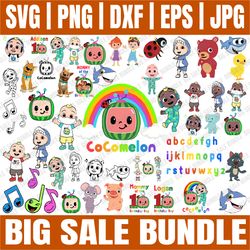 bundle 100 files cocomelon svg, cocomelon bundle svg, cocomelon svg, cocomelon clipart, cocomelon vector, kid song svg