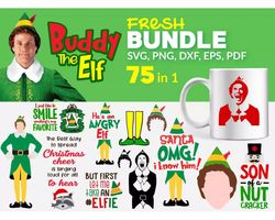 buddy the elf clipart, buddy the elf svg files, svg cut files, buddy the elf png, cricut files, christmas layered images