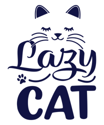 crazy  cat   typography tshirt design print ready template