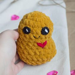 crochet nugget pattern, plush toy,   crochet pattern in pdf