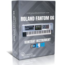 roland fantom g6 kontakt library - virtual instrument nki software