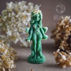 silicone mold of goddesses of nature , elements of water