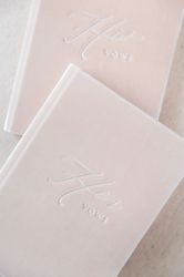 Vow Book Wedding VELVET 10x15 cm Booklet Folio Board Menu Holder His Her Vows Calligraphy Personalized embossed folder