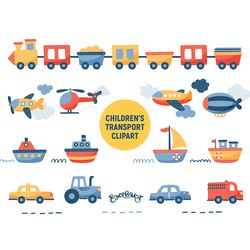 cars clipart, kids transport clipart, car png, car vector, auto png, transport png