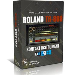 roland tr-808 kontakt library - virtual instrument nki software