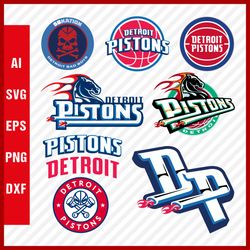 detroit pistons logo svg - pistons svg cut files