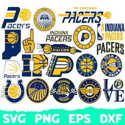 indiana pacers logo svg - pacers svg cut files