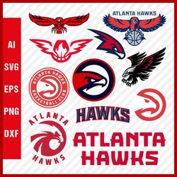 atlanta hawks logo svg - atlanta hawks svg cut files