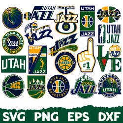 utah jazz svg, basketball team svg, basketball svg