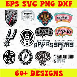 bundle 14 files san antonio spurs basketball team svg, san antonio spurs svg, nba teams svg, nba svg, png, dxf, eps