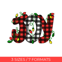 christmas joy, embroidery design, embroidery file, pes embroidery, gnomes embroidery, joy embroidery