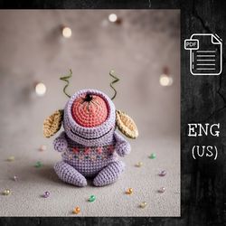 crochet pattern cute monster / amigurumi monster / crochet little toy pattern / pdf in english