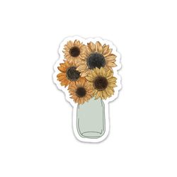 Jar of Flowers Sticker