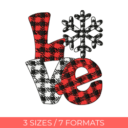christmas love, embroidery design, embroidery file, pes embroidery, gnomes embroidery, christmas embroidery