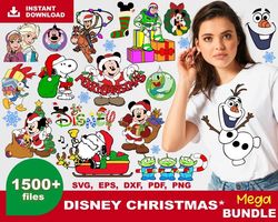 disney christmas svg files, disney christmas svg cut files, disney christmas png designs, cricut files, layered, clipart