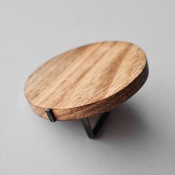 large round wooden ring