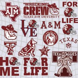 texas a&m aggies svg, texas a&m aggies baseball teams bundle svg, texas a&m aggies ncaa teams svg, png, dxf