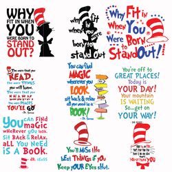 dr seuss svg bundle, funny dr seuss quote svg, dr seuss svg, thing svg, cute cat svg, teacher svg, svg file for cricut d