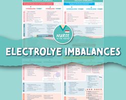 electrolyte imbalances study guide | 4 pages