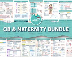 ob & maternity bundle | 22 pages | digital download