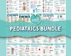 pediatric bundle | 21 pages | peds nursing school | digital download