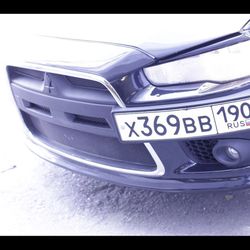 mitsubishi lancer x 2011-2015 front grille evo style