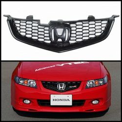 front grille honda accord cl7 type-s euro-r acura 2002-2005 tsx mugen style