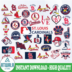 st louis cardinals svg, st louis cardinals svg, mlb svg, clipart, instant download