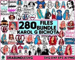 karol g svg, la bichota, karol g png, svg, eps files, cricut, digital download instant, vector art cut cutting print pri