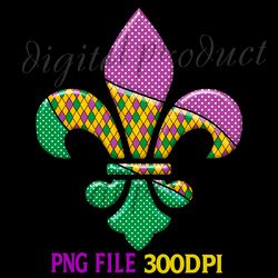 fleur de lis mardi gras festival carnival symbol png digital download file